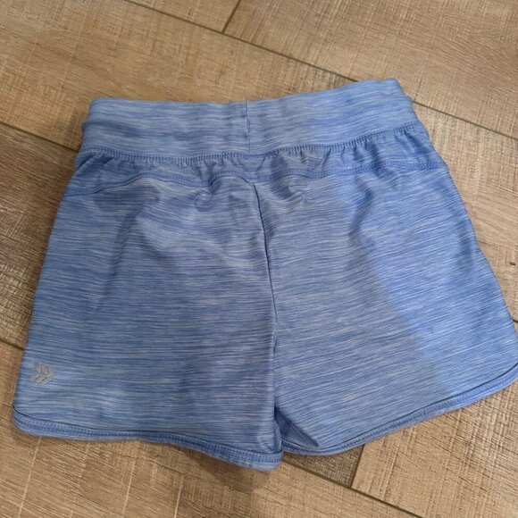 ALL IN MOTION GIRLS BLUE SHORTS MEDIUM 7/8 - Picture 5 of 5